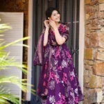 Cotton Full Flared Anarkali Suit Set​