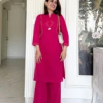 Cotton Office Wear Formal Kurti Pant Set​