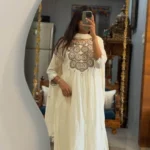 Off White Color Salwar Suit​ With Dupatta 1