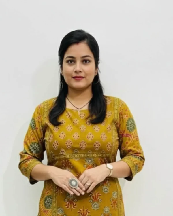 Printed Cotton Yellow Kurti Pant Dupatta Set