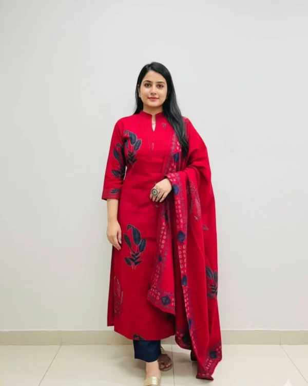 Floral Cotton Printed Suit Set