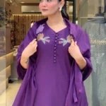 Printed Cotton Floral Kurti Pant Dupatta Set