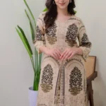 Office Wear Cotton Printed Kurti Pant Set