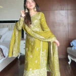 Mehendi Green Party wear Suit Set