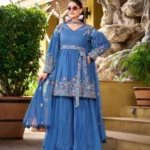 Designer Party Wear Palazzo Suit Set