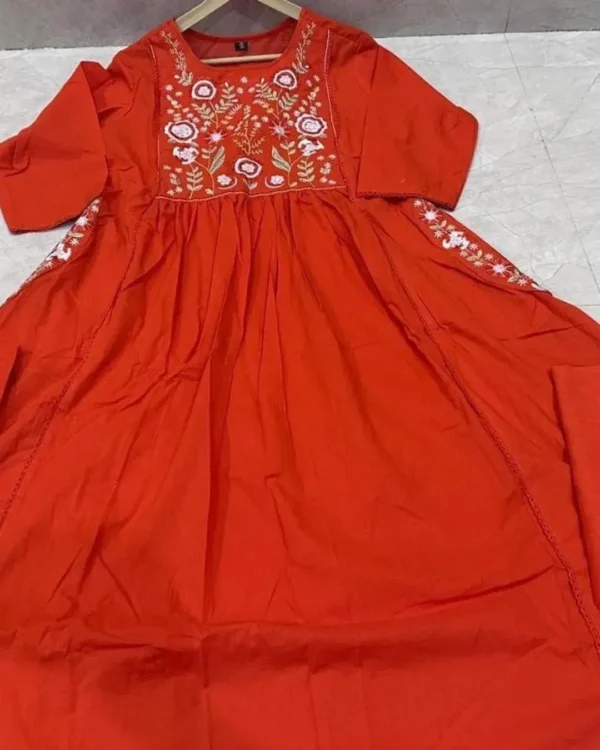 Ajrakh Printed A-Line Suit Set