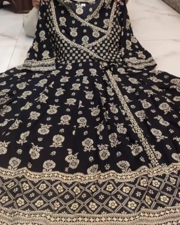 Black Angrakha Style Suit Set​