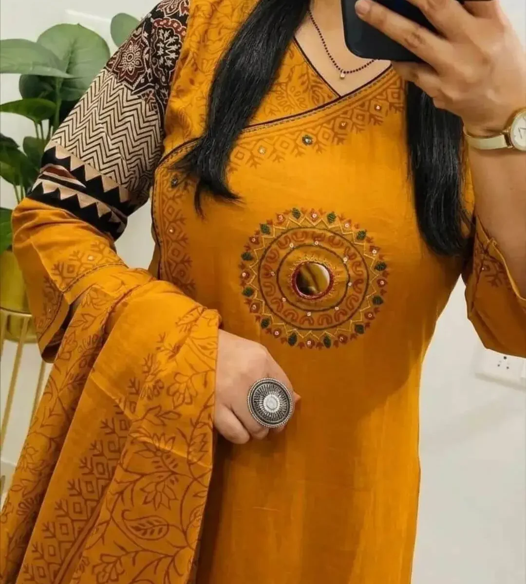 Cotton Angrakha Suit Set