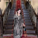 Cotton Black Kurti With Pant Dupatta