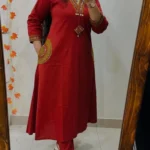 Cotton Flex Marron Suit Set