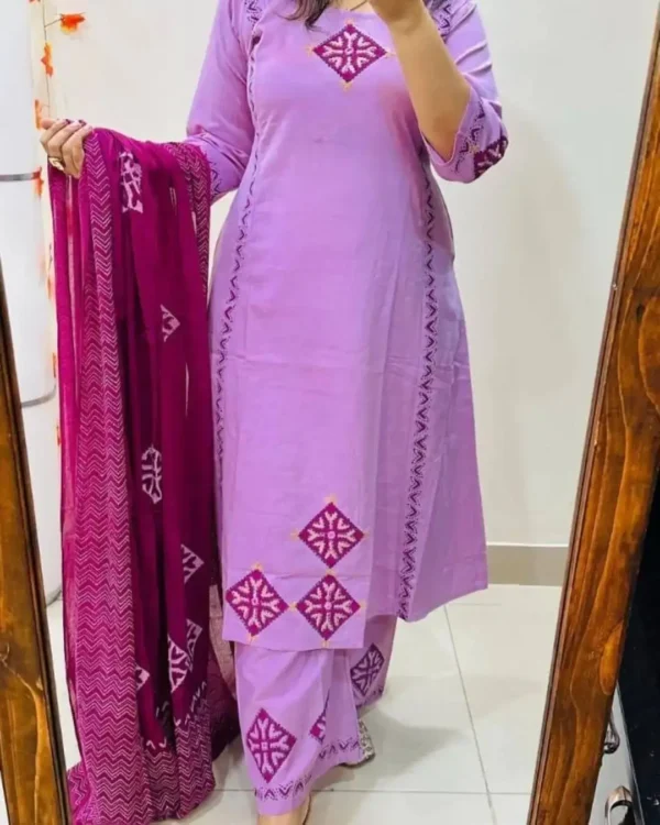 Cotton Jaipuri Printed Suit Set