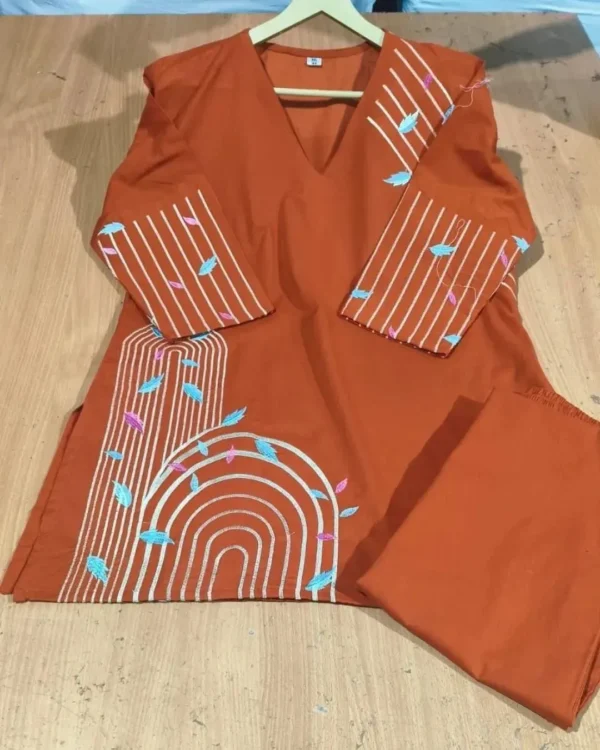 Cotton Printed Kurti Pant Set