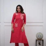 Cotton Professional Kurti With Pant For Office Wear