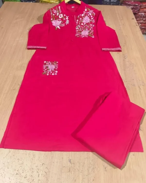 Cotton Professional Kurti With Pant For Office Wear