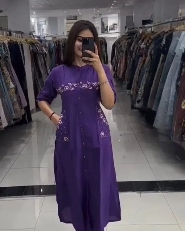 Cotton Purple Co-Ord Set