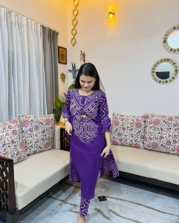 Embroidered Dark Purple Salwar Suit