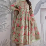 Flared Sanganeri Block Print Suit Set