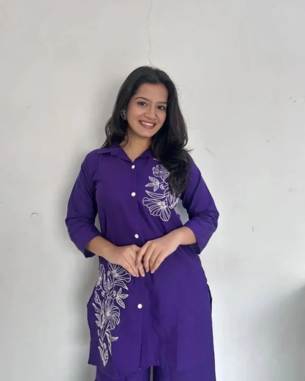 Formal Office Wear Kurti Pant Set