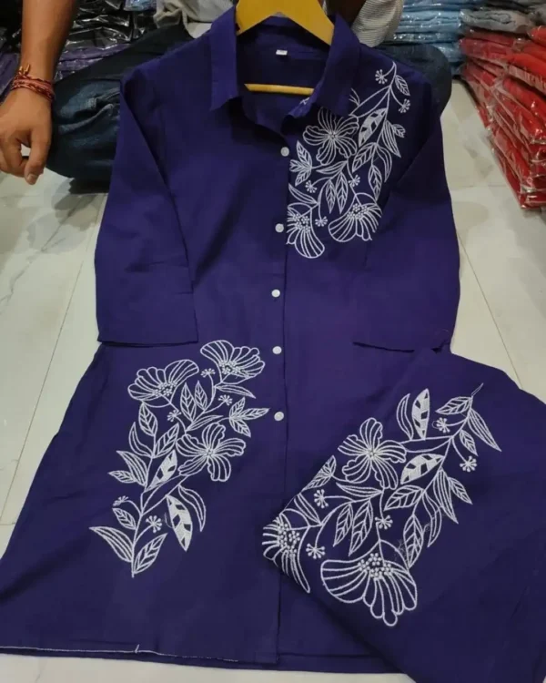 Formal Office Wear Kurti Pant Set