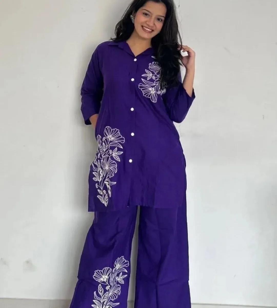 Formal Office Wear Kurti Pant Set