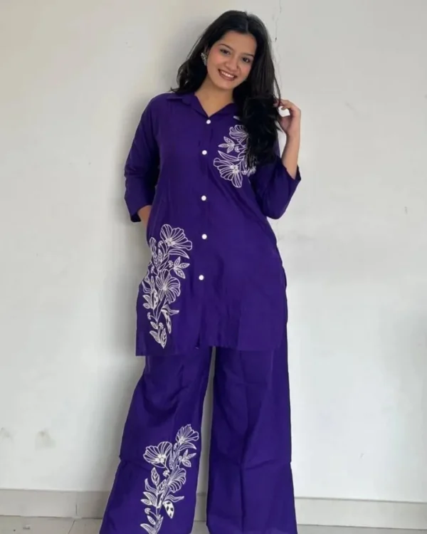 Formal Office Wear Kurti Pant Set