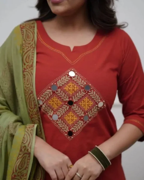Jaipuri Print Cotton Suit Set