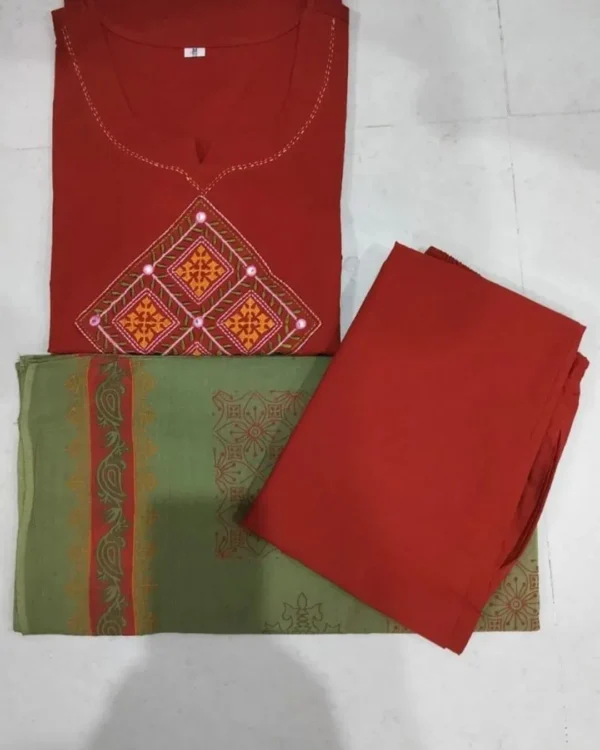 Jaipuri Print Cotton Suit Set