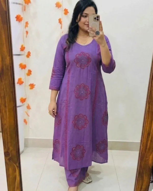 Light Lavender Suit Set