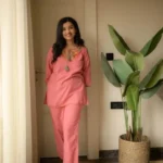 Office Wear Cotton Printed Kurti Pant Set