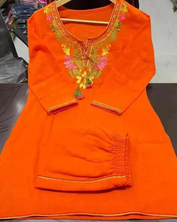 Printed Cotton Office Wear Kurti Set