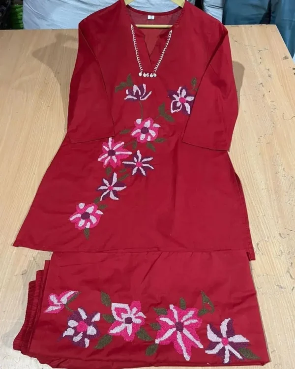 Sanganeri Printed Cotton Kurti Pant Set
