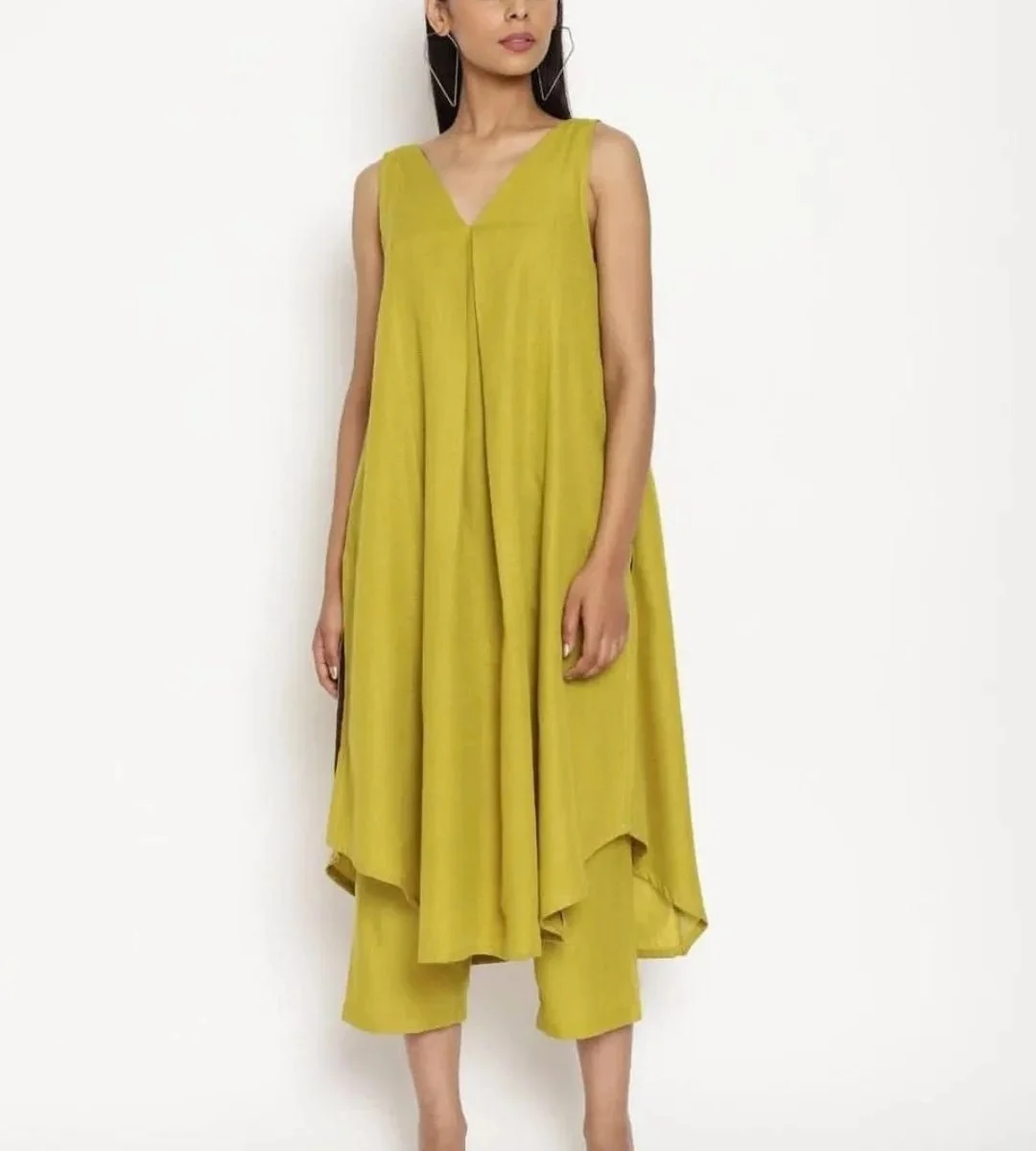 Sleeveless Kurti With Palazzo