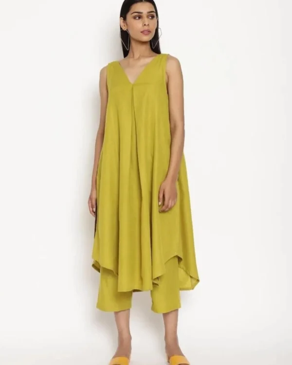 Sleeveless Kurti With Palazzo